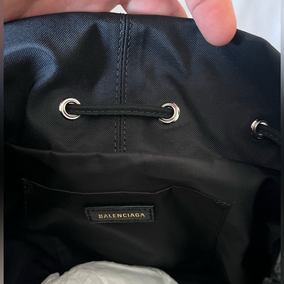 Balenciaga Wheel Small Drawstring Bucket Bag - Picture 6 of 7